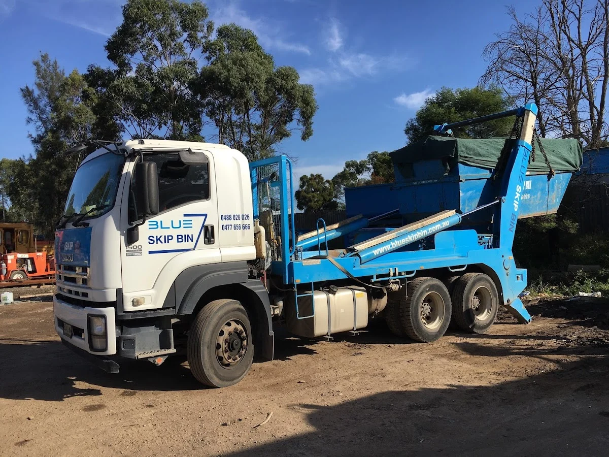 Blue Skip Bin - 2