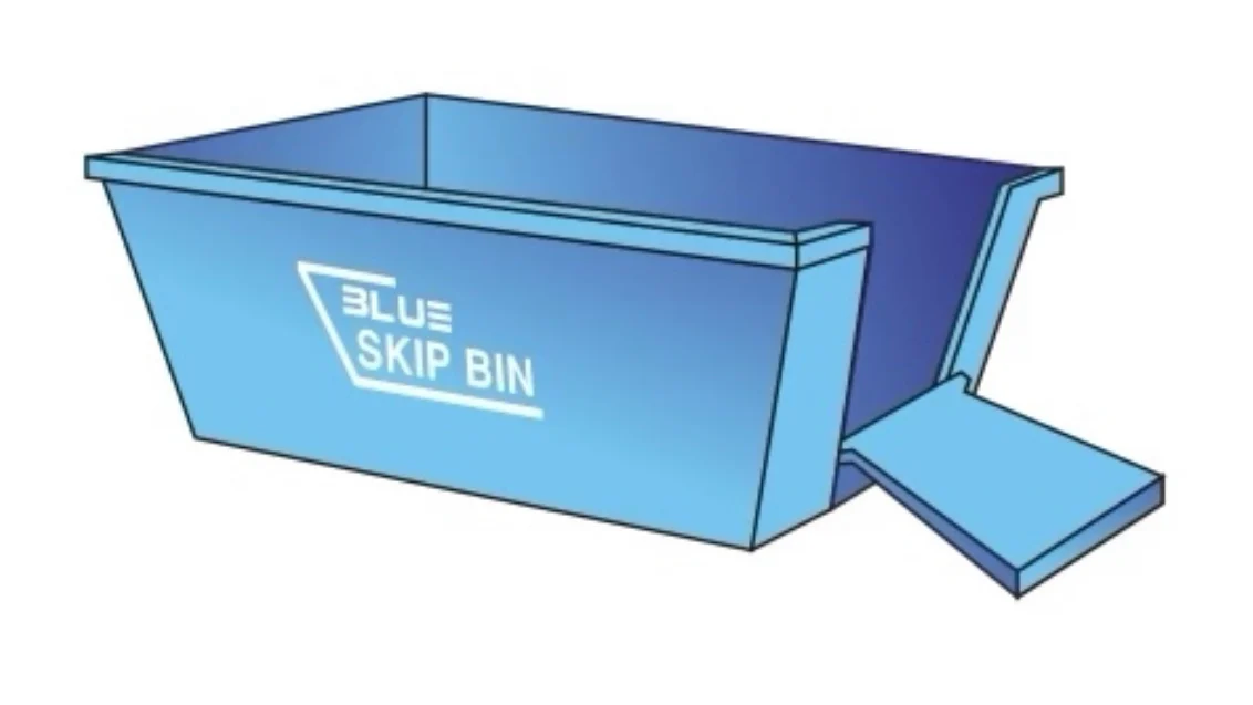 Blue Skip Bin