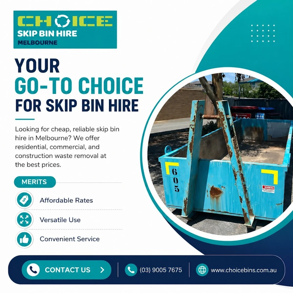 Choice Skip Bin Hire Melbourne - 2